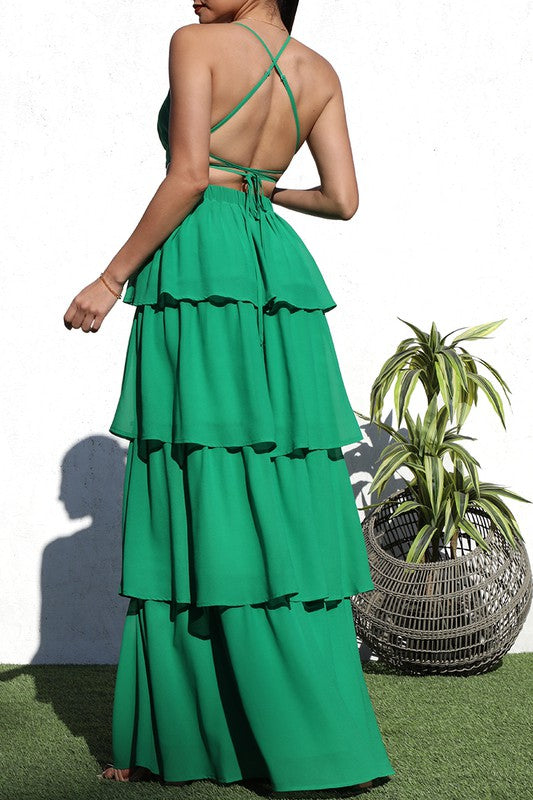 Andrea Maxi Dress (Green)