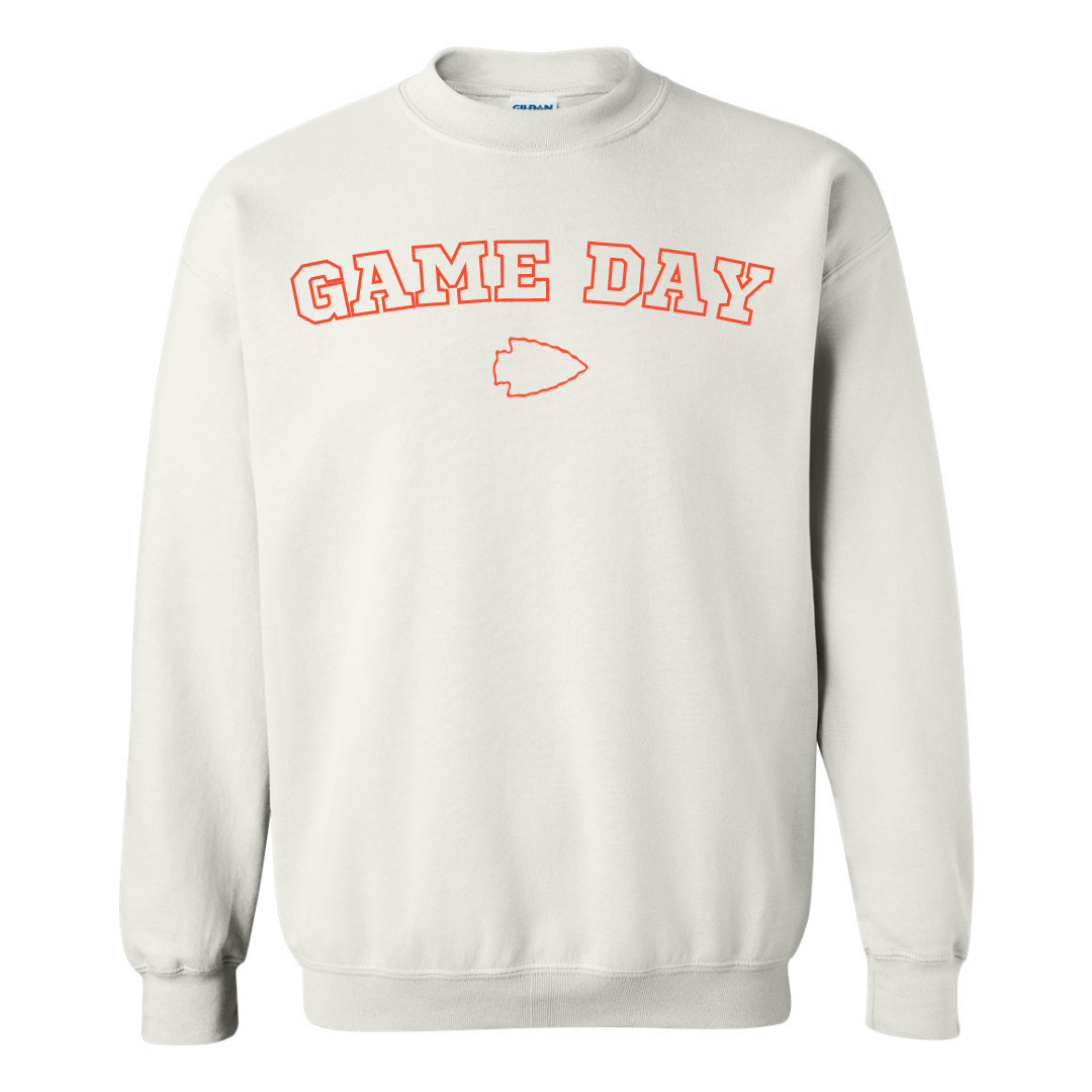 Game Day Crewneck Sweatshirt (White)