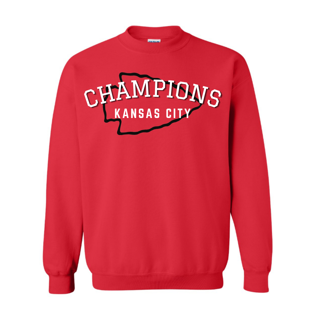 Champions KC Crewneck Sweatshirt (Red)